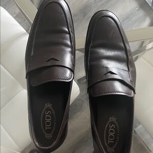 Tod's Rich Brown Leather Loafers